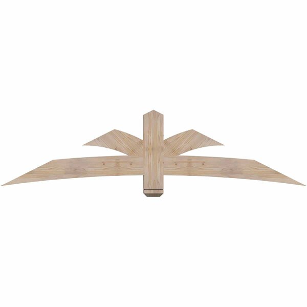 Ekena Millwork Davenport Smooth Timber Gable Bracket, Douglas Fir, 84"W x 21"H x 3 1/2"D x 5 1/2"F, 6/12 Pitch GBW084X21X0406DAV00SDF - main